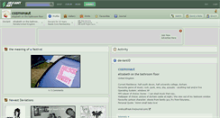 Desktop Screenshot of cozmonaut.deviantart.com