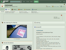 Tablet Screenshot of cozmonaut.deviantart.com
