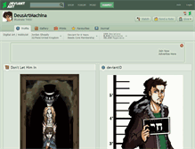Tablet Screenshot of deusartmachina.deviantart.com