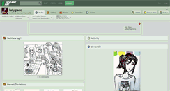 Desktop Screenshot of katygrace.deviantart.com