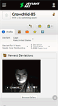 Mobile Screenshot of crowchild-85.deviantart.com