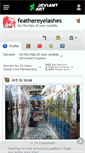 Mobile Screenshot of feathereyelashes.deviantart.com