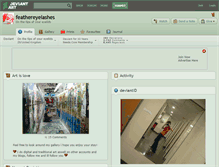 Tablet Screenshot of feathereyelashes.deviantart.com