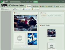 Tablet Screenshot of nsfw-glamour-photos.deviantart.com