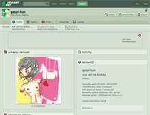 Tablet Screenshot of gaspi-kun.deviantart.com