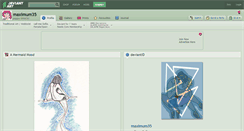 Desktop Screenshot of maximum35.deviantart.com