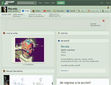 Tablet Screenshot of fito-mtz.deviantart.com