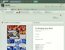 Tablet Screenshot of capt-ba.deviantart.com