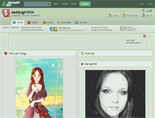 Tablet Screenshot of daddysgirl554.deviantart.com