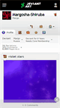 Mobile Screenshot of margosha-shiruba.deviantart.com