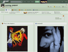 Tablet Screenshot of looming--shadow.deviantart.com
