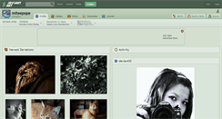 Desktop Screenshot of miteepope.deviantart.com