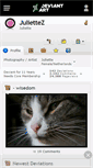 Mobile Screenshot of juliettez.deviantart.com