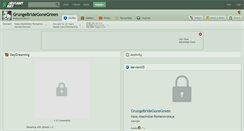 Desktop Screenshot of grungebridegonegreen.deviantart.com