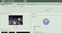 Desktop Screenshot of deviantjohnny99.deviantart.com