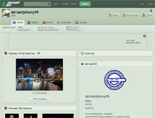 Tablet Screenshot of deviantjohnny99.deviantart.com