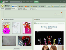 Tablet Screenshot of anw-rev.deviantart.com