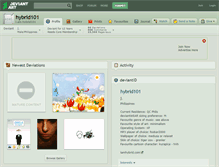 Tablet Screenshot of hybrid101.deviantart.com