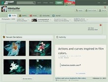 Tablet Screenshot of hiimlucifer.deviantart.com