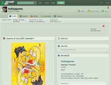 Tablet Screenshot of indiojapones.deviantart.com