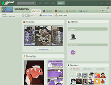 Tablet Screenshot of hat-makers.deviantart.com