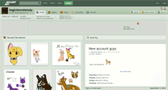 Desktop Screenshot of magicmoonmelody.deviantart.com