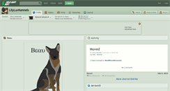 Desktop Screenshot of lilyluvkennels.deviantart.com