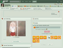 Tablet Screenshot of haosama.deviantart.com