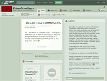 Tablet Screenshot of klaine-fic-writers.deviantart.com