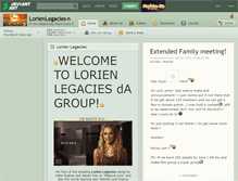 Tablet Screenshot of lorienlegacies.deviantart.com