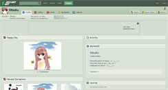 Desktop Screenshot of kitsuku.deviantart.com