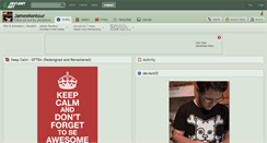 Desktop Screenshot of jamesmontour.deviantart.com