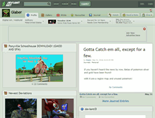 Tablet Screenshot of glaber.deviantart.com
