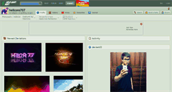 Desktop Screenshot of hellcore707.deviantart.com