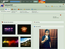 Tablet Screenshot of hellcore707.deviantart.com