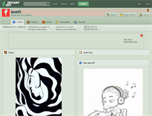 Tablet Screenshot of lera95.deviantart.com