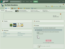 Tablet Screenshot of da-point-donations.deviantart.com
