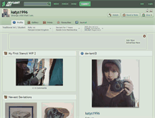 Tablet Screenshot of katys1996.deviantart.com