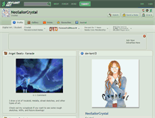Tablet Screenshot of neosailorcrystal.deviantart.com