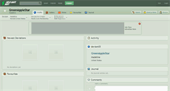Desktop Screenshot of greenapplestar.deviantart.com