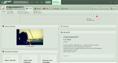 Desktop Screenshot of mrapocalypse2012.deviantart.com