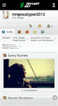 Mobile Screenshot of mrapocalypse2012.deviantart.com