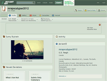 Tablet Screenshot of mrapocalypse2012.deviantart.com