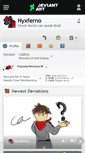 Mobile Screenshot of nyxferno.deviantart.com