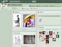 Tablet Screenshot of dib-x-gretchen-club.deviantart.com