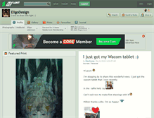 Tablet Screenshot of eligodesign.deviantart.com