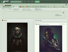 Tablet Screenshot of jashackh.deviantart.com