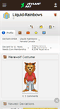 Mobile Screenshot of liquid-rainbows.deviantart.com