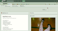 Desktop Screenshot of nymphas.deviantart.com