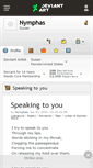 Mobile Screenshot of nymphas.deviantart.com